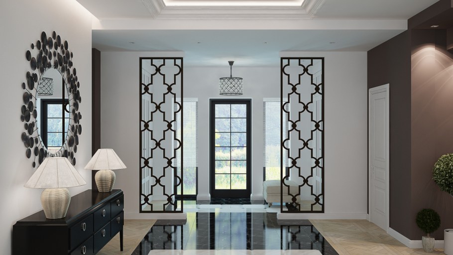 Зеркальная перегородка