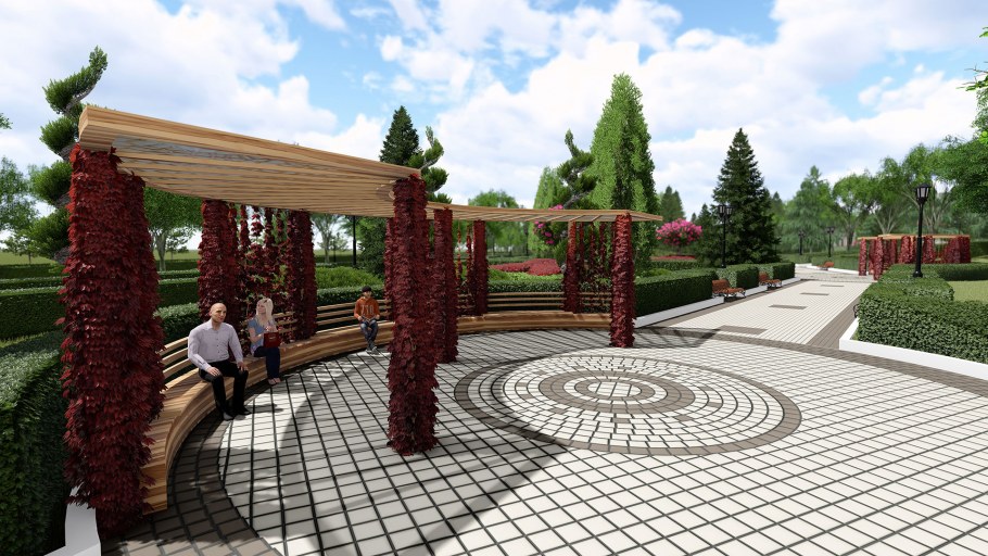 Пятигорск Комсомольский парк фонтан