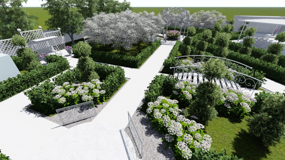 Озеленение парка