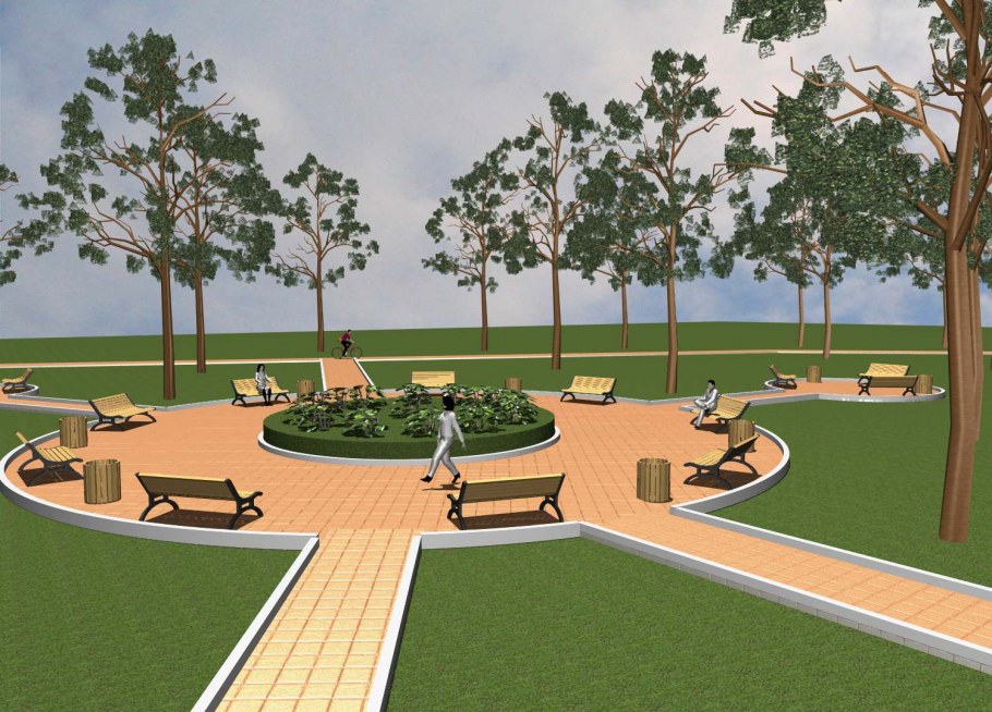 Благоустройство парка "культуры и отдыха" Астрахань