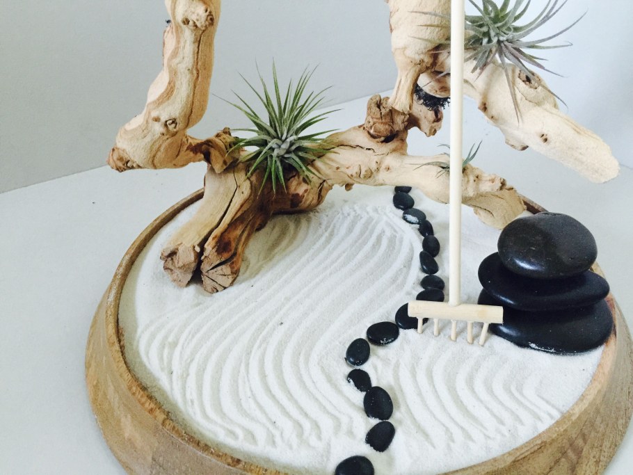 Сад камней в миниатюре