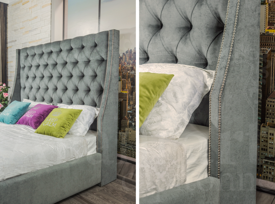 Кровать Тиффани Новгород каретная стяжка