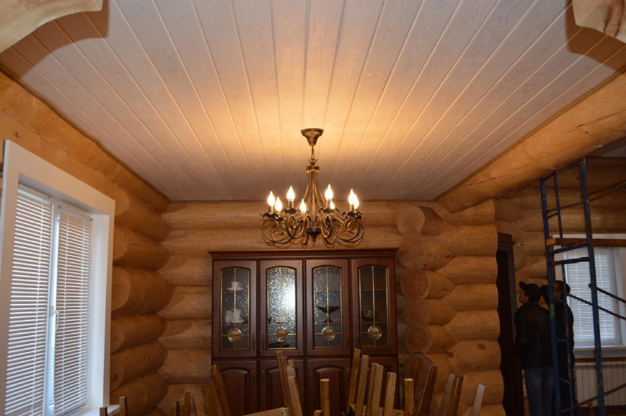 Отделка деревянного дома внутри