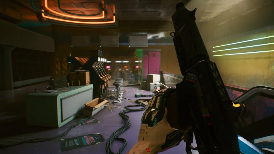 Cyberpunk 2077 Оружейная комната