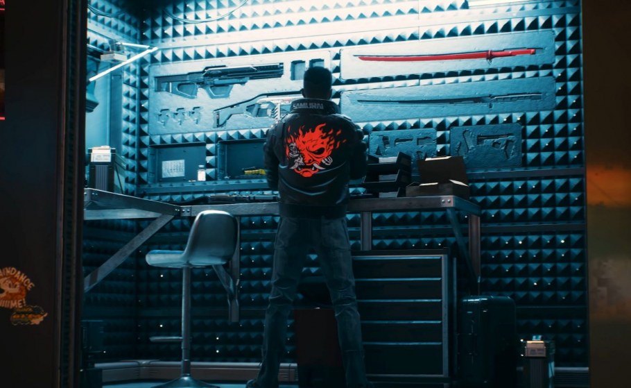 Cyberpunk 2077 оружие пулемет