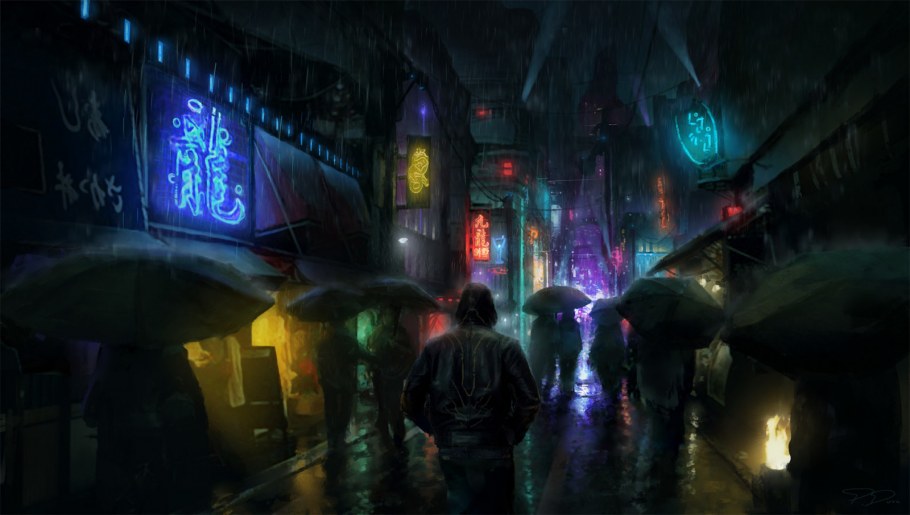 Механическая рука киберпанк