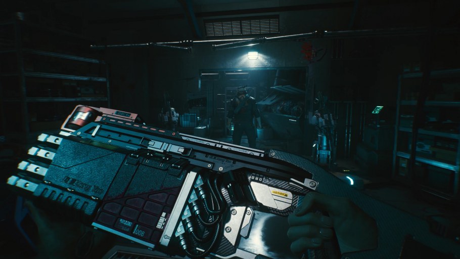 Cyberpunk 2077 Оружейная комната