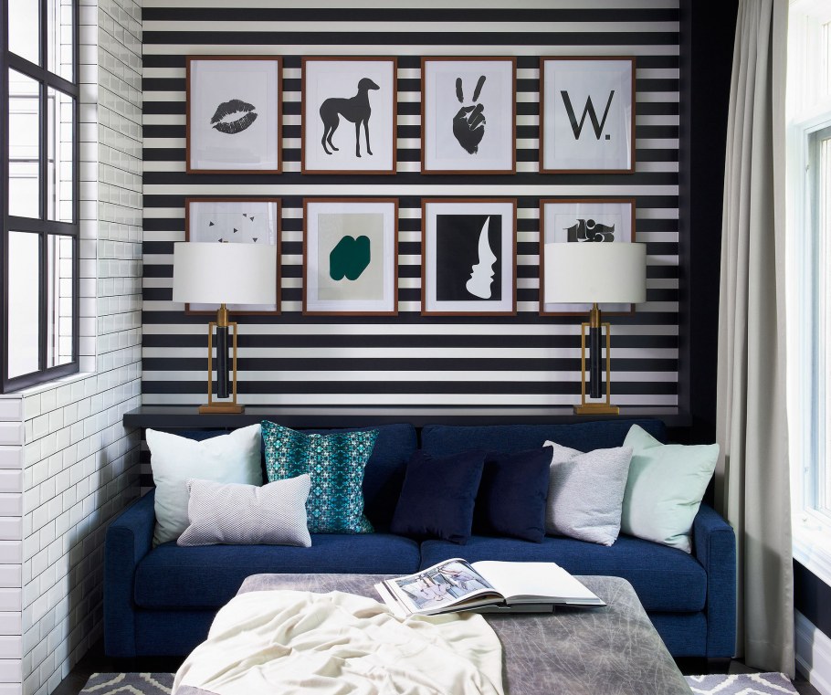 Горизонтальные и вертикальные линии в интерьере