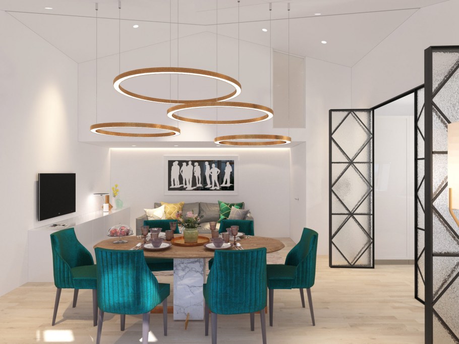 Круглые линии в интерьере