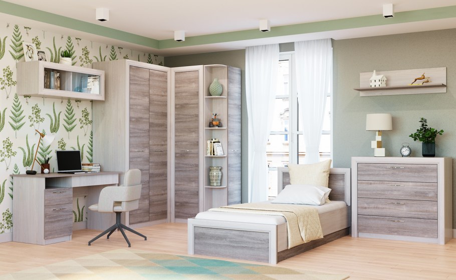 Шкаф купе Бася Анкор светлый