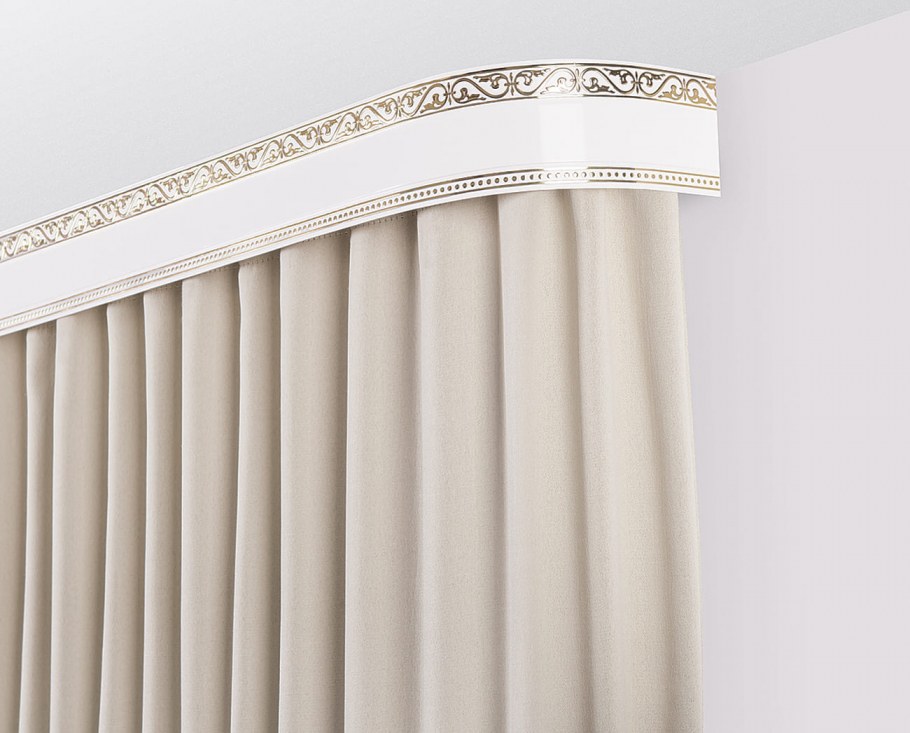 Шторы на кулиске с гребешком