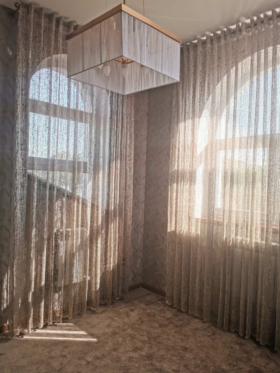 Шторы плиссе и тюль