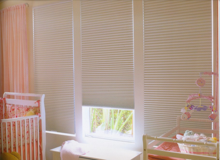 Штора плиссе из тюли