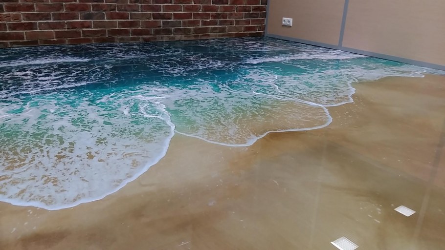 Самонивелирующийся наливной пол 3д