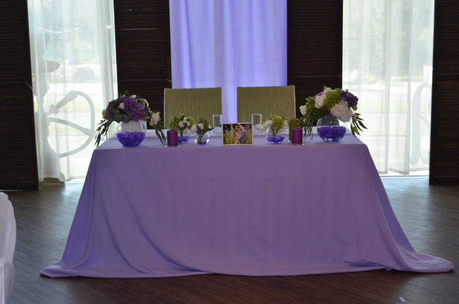 Свадьба в Серебряном и сиреневом цвете