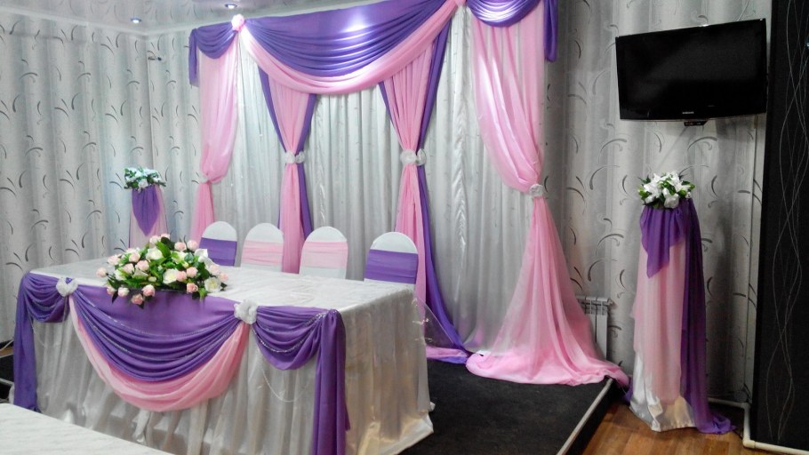 Свадьба в фиолетовых оттенках