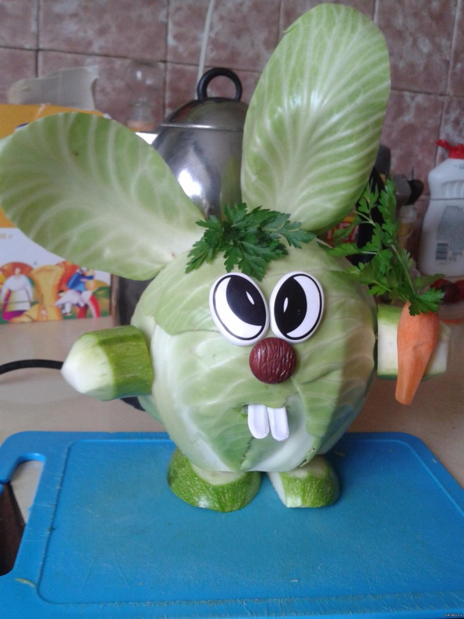 Поделки из овощей в садик