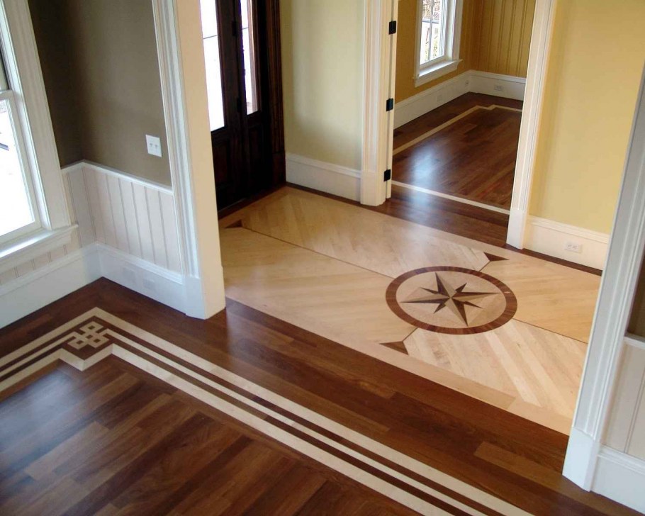 Разный пол в комнатах