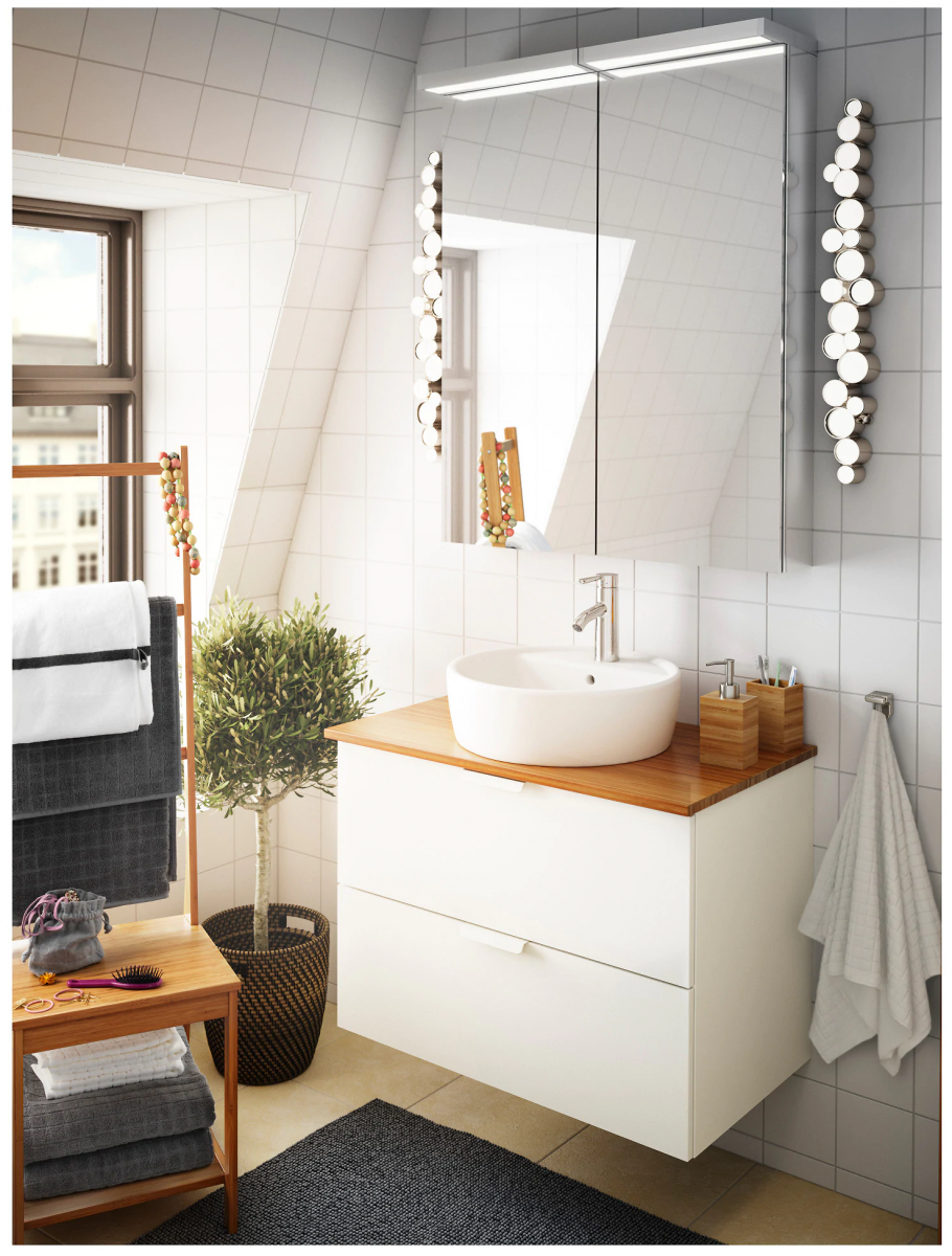 Кровать икеа МАЛЬМ беленый дуб