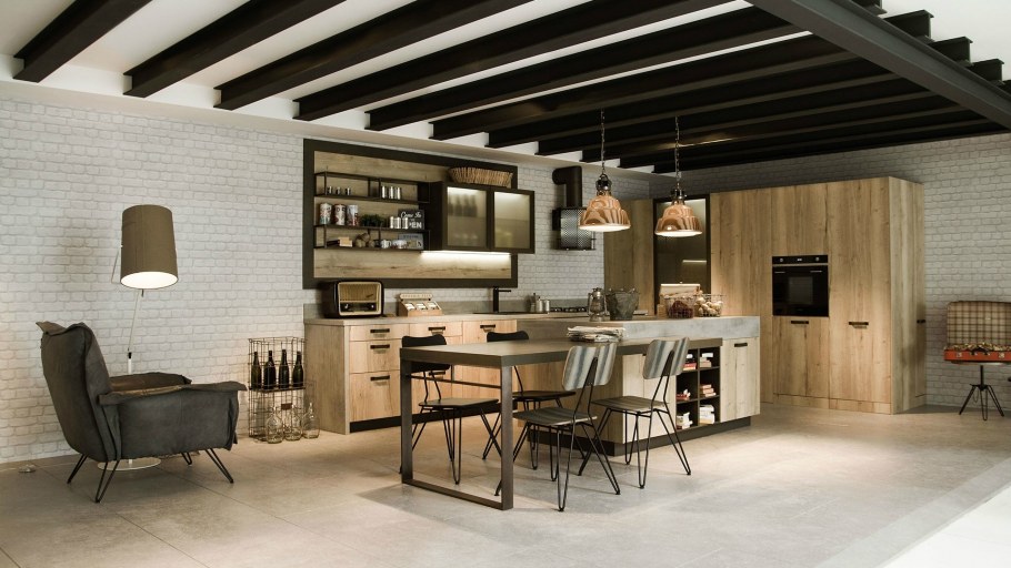 Потолок лофт бетон