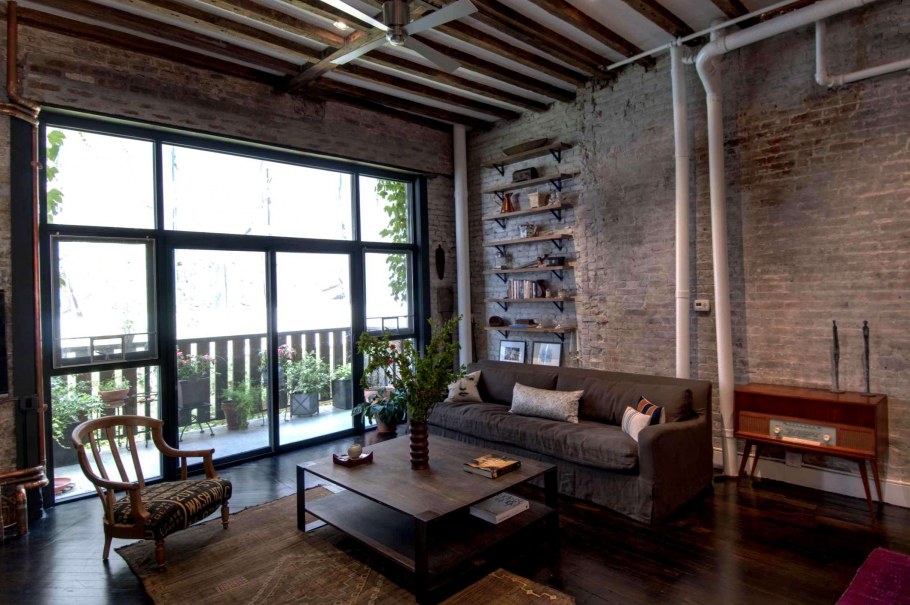 Потолок в стиле Индастриал лофт