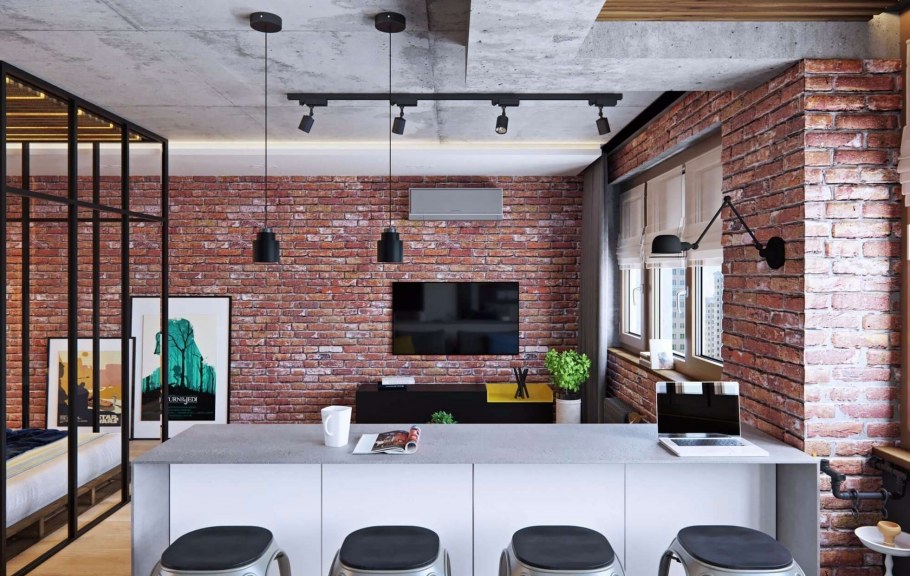 Современный лофт в интерьере