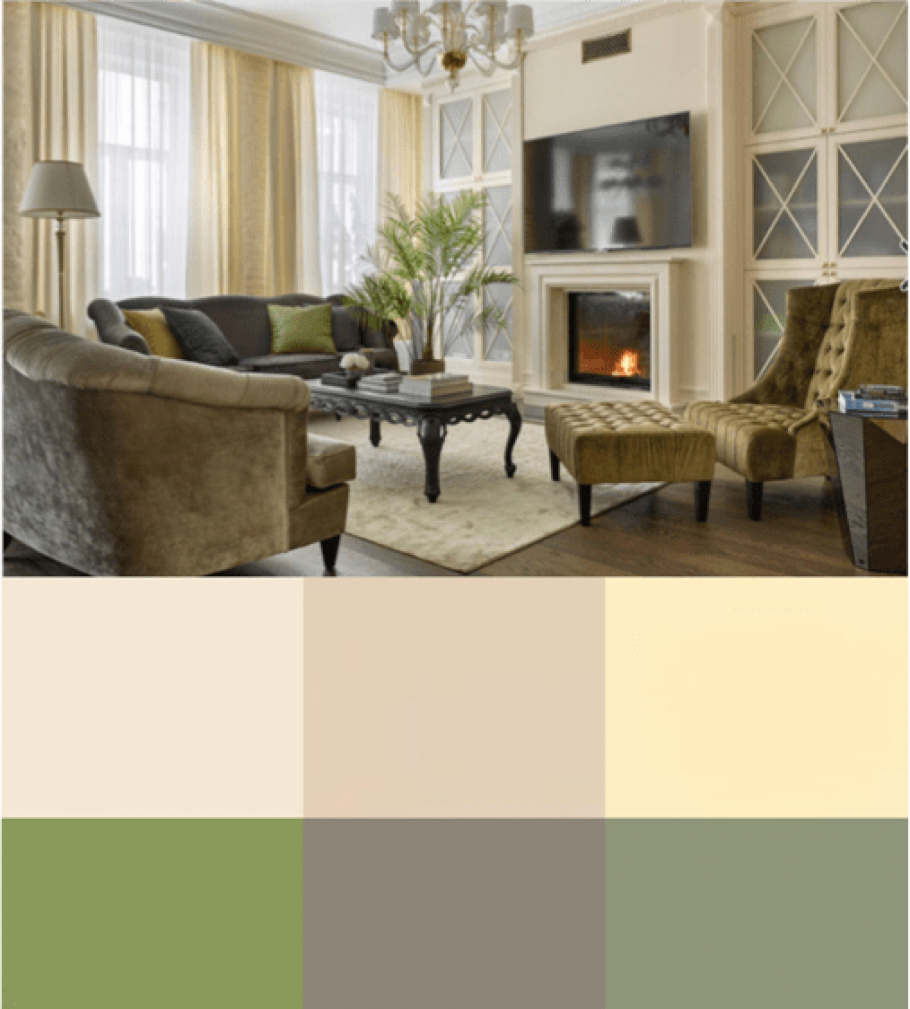 Цветовая палитра классического интерьера