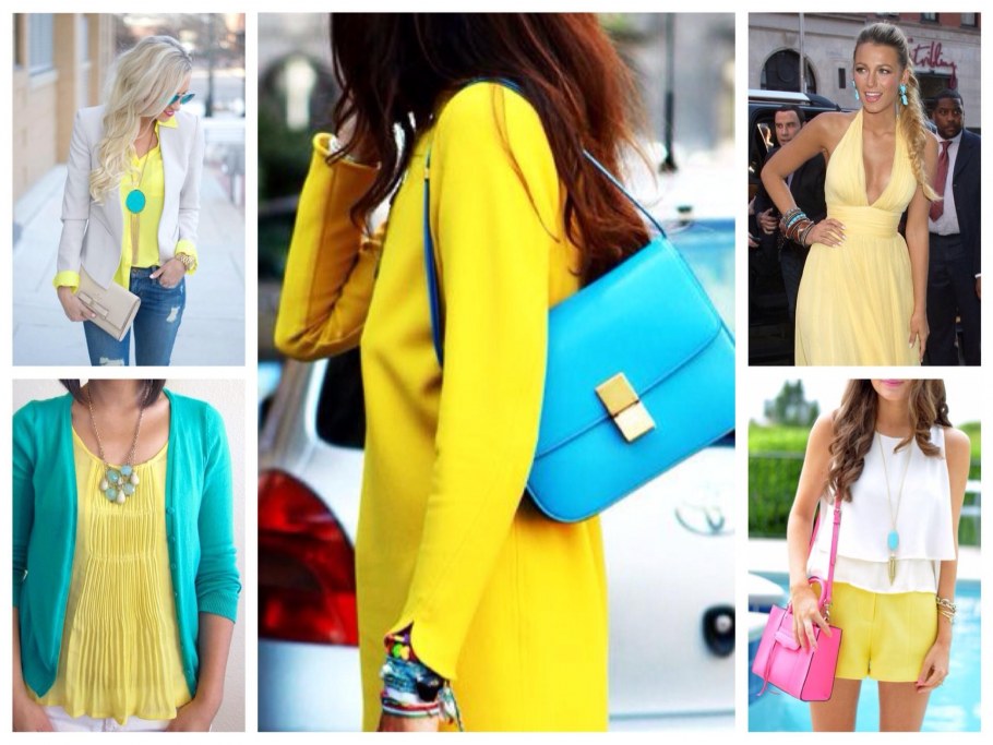 Сочетание цветов с желтым