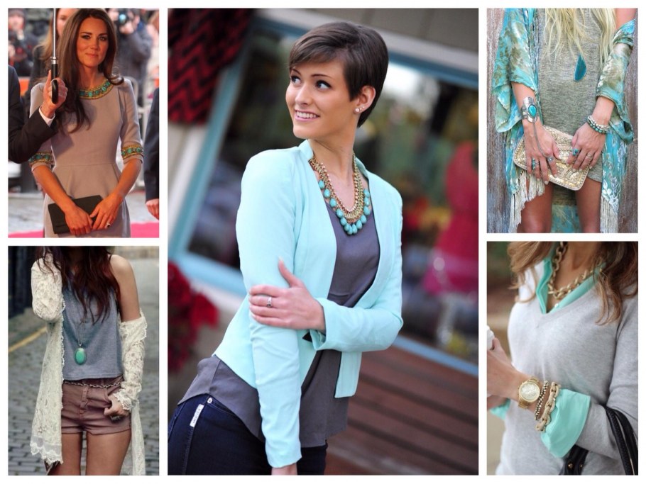 Бирюзовый цвет сочетание в одежде