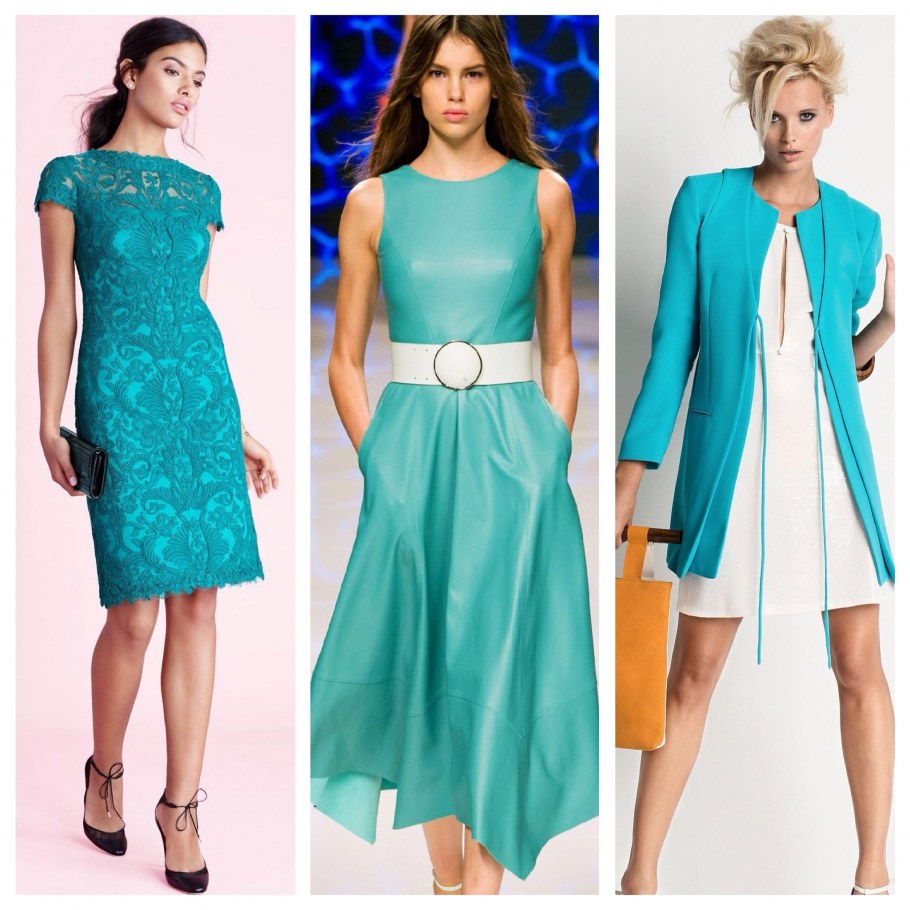 Сочетание цветов бирюзовый и бежевый