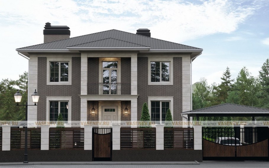 Фасад в стиле Неоклассика