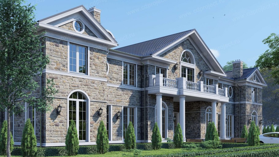 Проект усадьбы в английском стиле