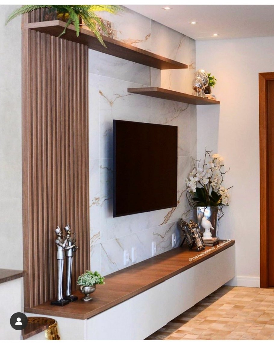 Гостиная зона телевизора