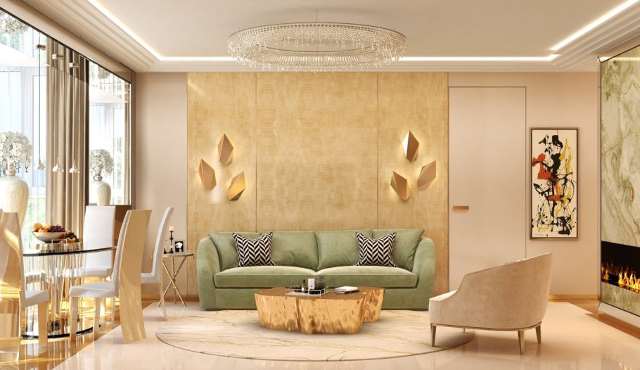 Бронзовое над камином