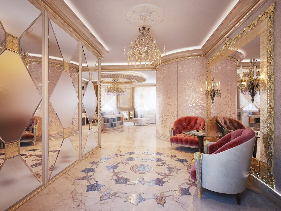 Ванная в классическом стиле