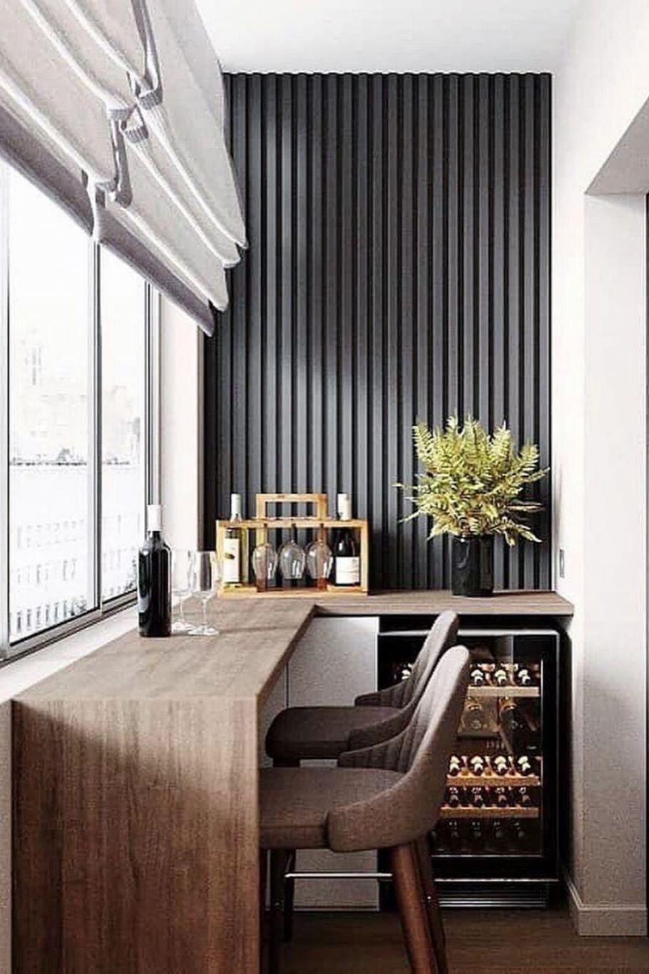 Отделка балкона кирпичом