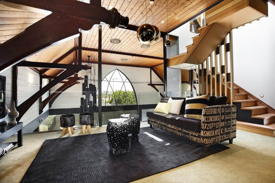 Дерево и металл в интерьере