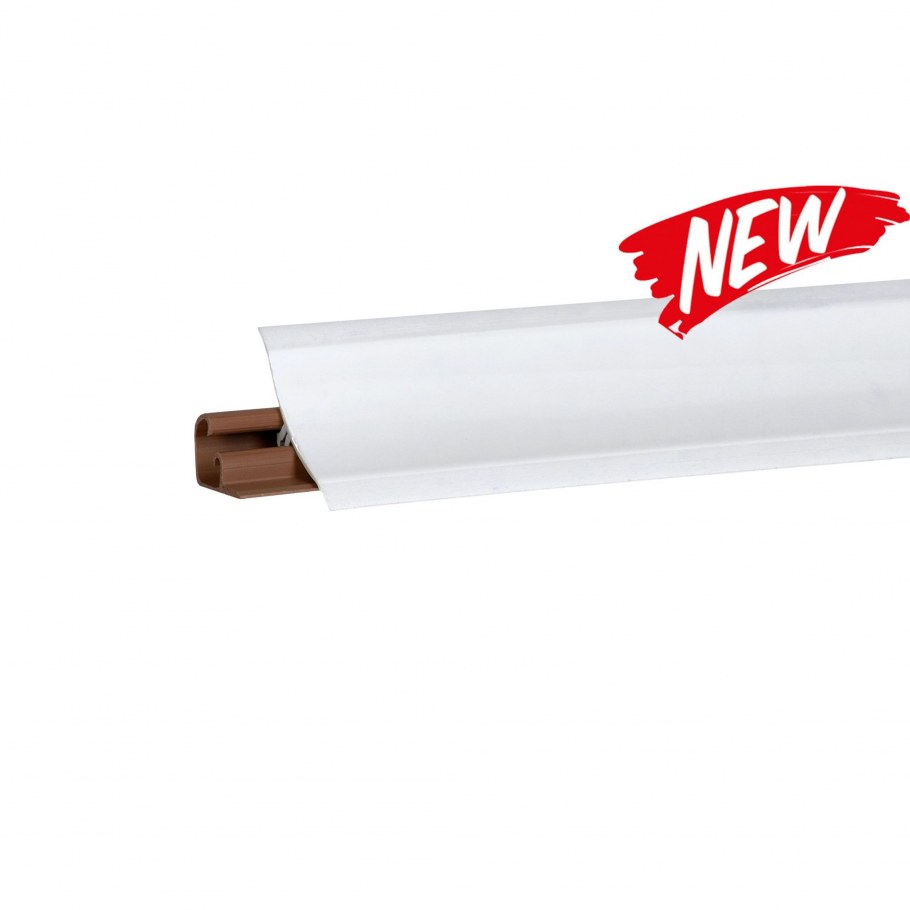 Плинтус белый 3м lb-231-600 Korner