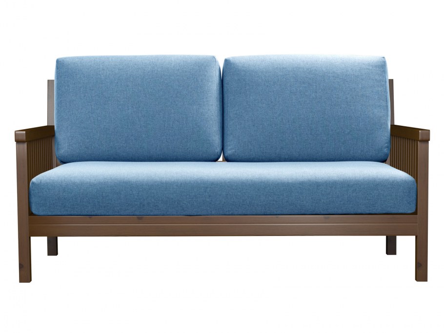 Диван прямой Норман Blue сосна