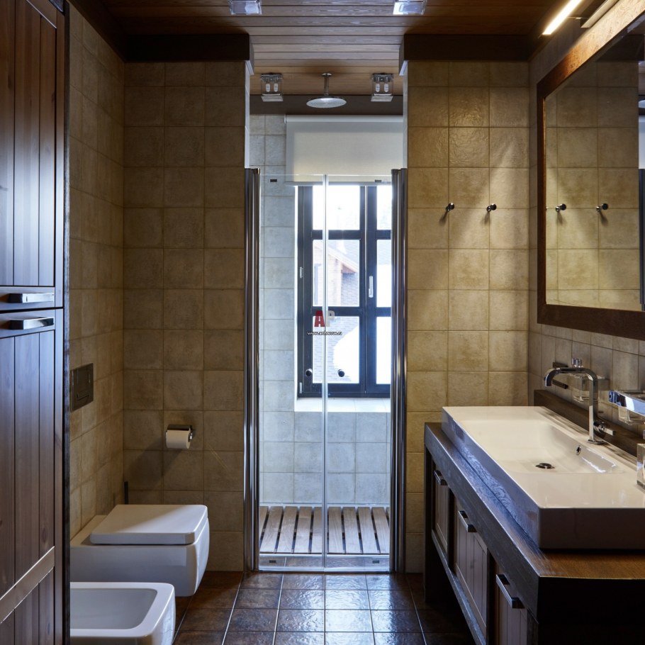 Инсталляция в интерьере туалета