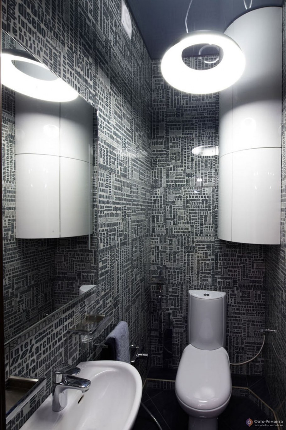 Бежевый туалет в квартире