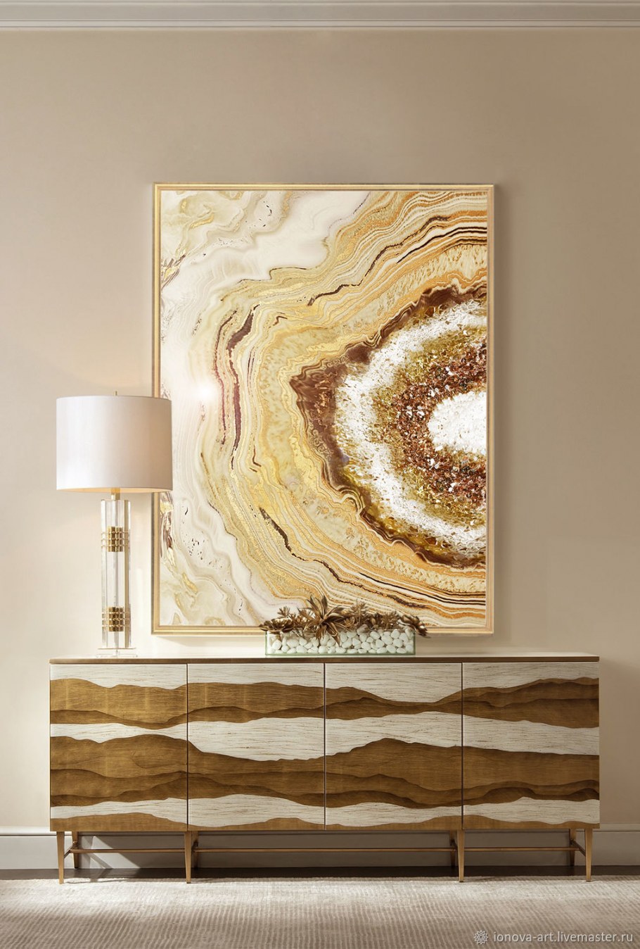 Интерьерные панно с поталью