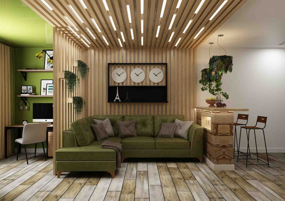 Гостиная с зоной отдыха