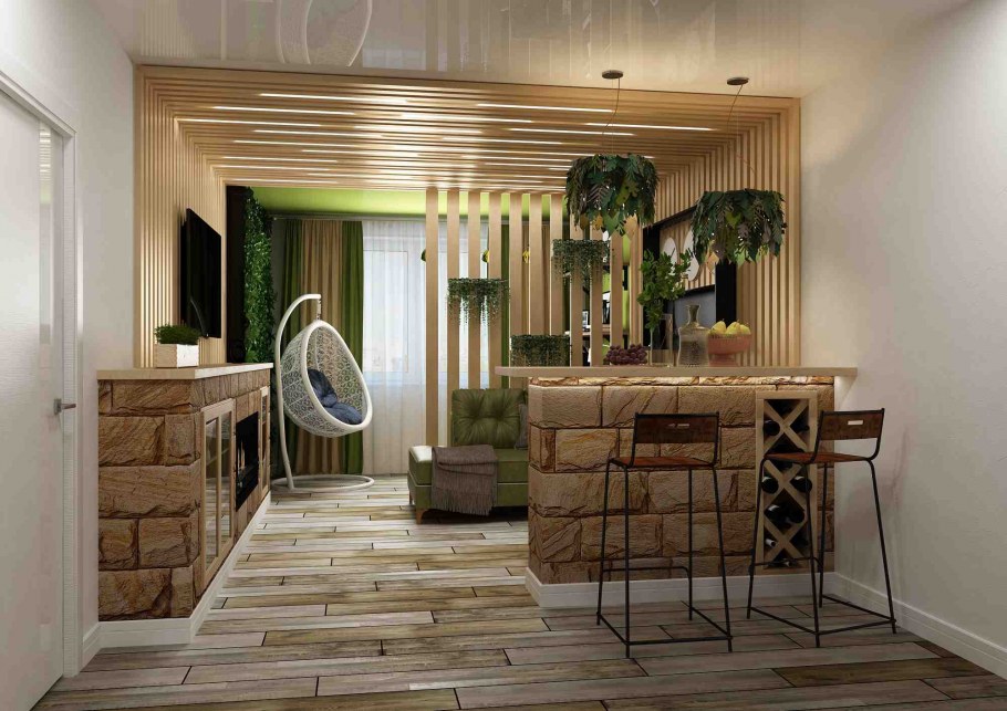 Отделка лоджии ламинатом