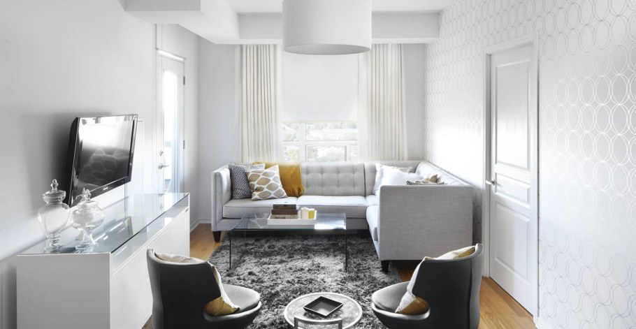 Интерьеры маленьких гостиных