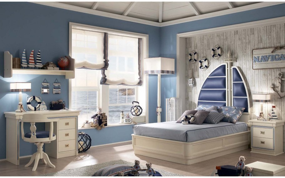 Дизайн бани в морском стиле