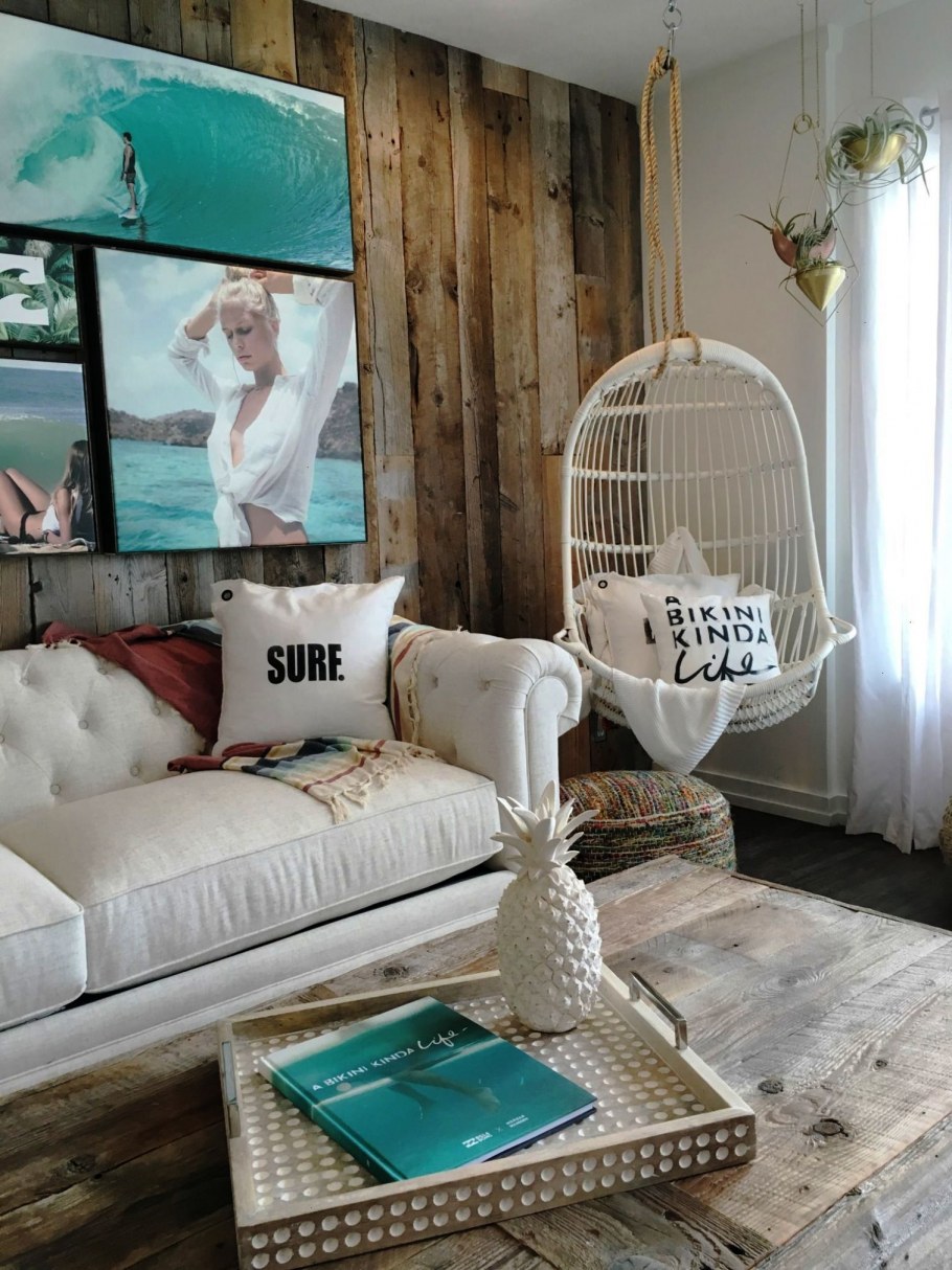 Шторы в американском интерьере