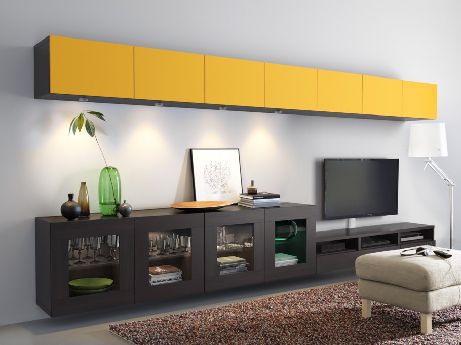 Кровать с шкафом и полками