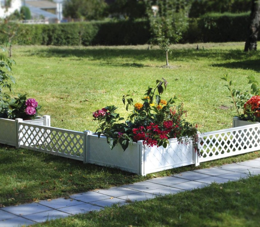 Красивые ограждения для клумб