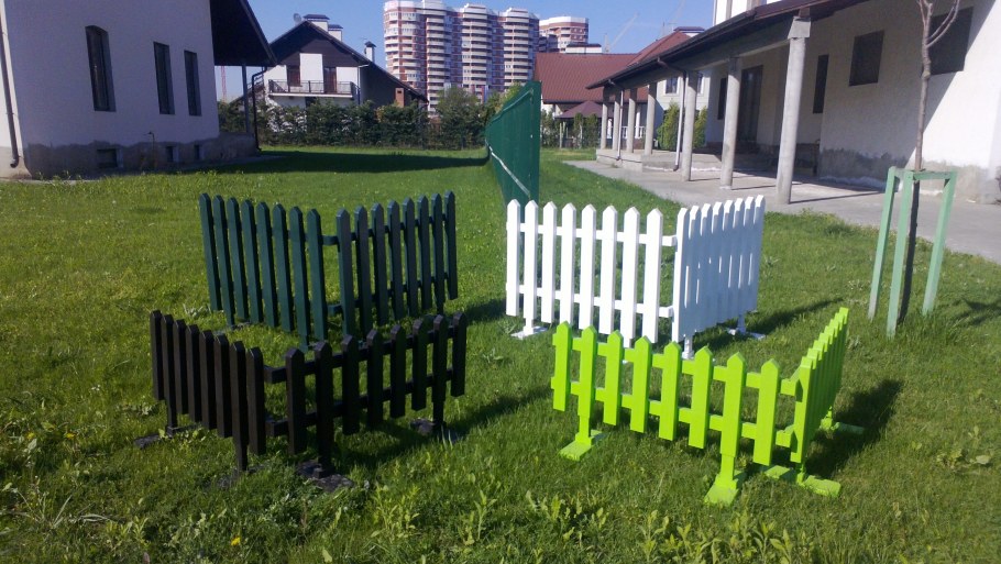 Ограждения для клумб из подручных материалов